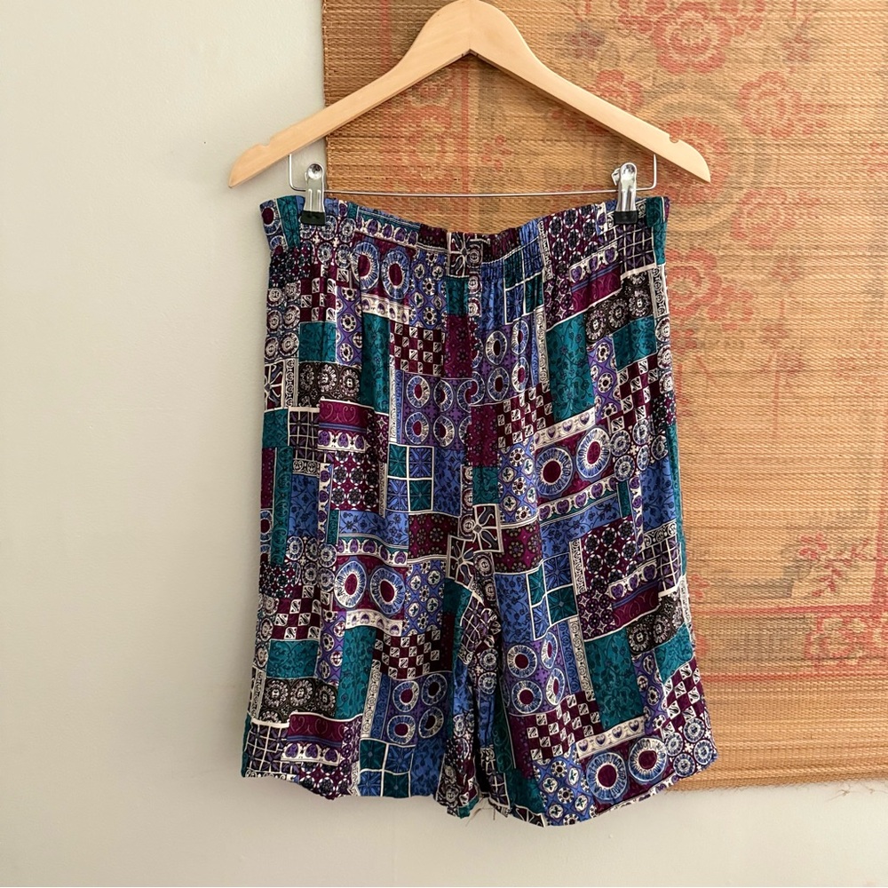 Vintage Crinkle Textured Patchwork Patterned High… - image 5